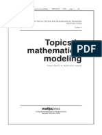 Topics in Mathematical Modeling