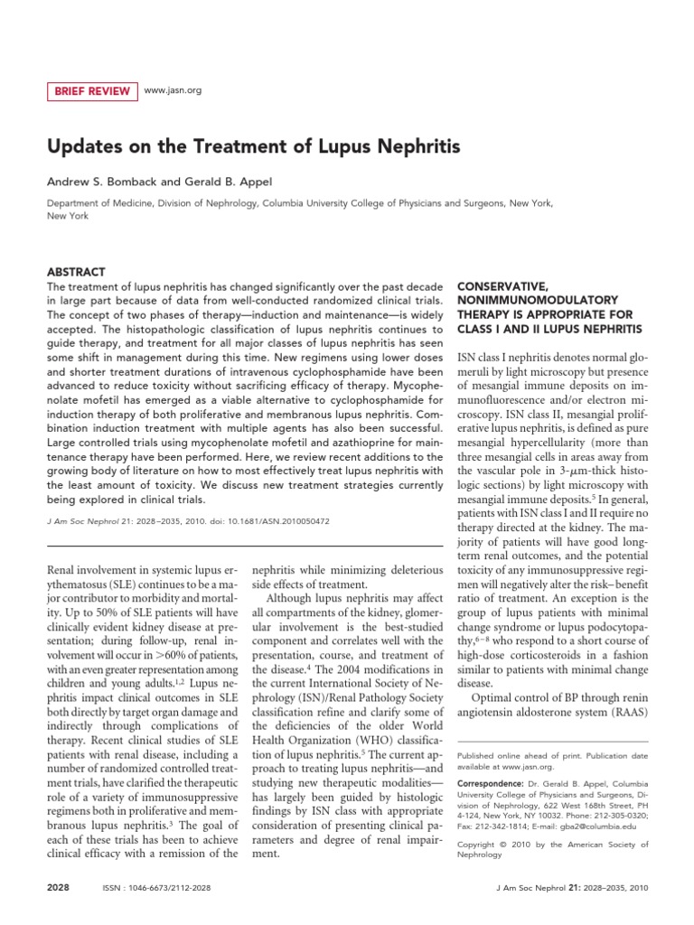 2028 Full PDF | PDF | Systemic Lupus Erythematosus | Immunology