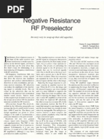 Negative Impedance Preselector