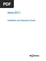 Adams 2013.1 Doc Install