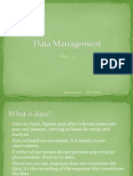 Unit 3 (A) - Data Management