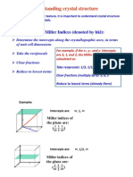 Understanding Crystal Structure: Determination of Miller Indices (Denoted by HKL)