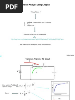 Transient Analysis Using Ltspice