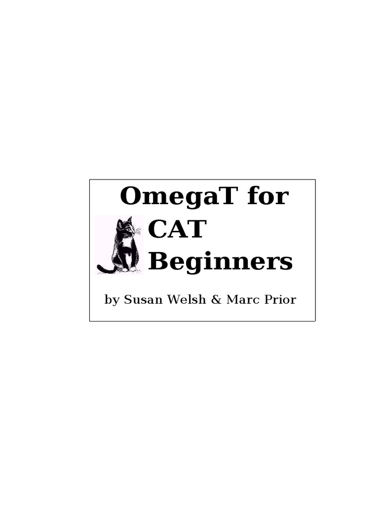 OmegaT For Beginners | PDF