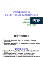 Introduction to Electrical Machines Fundamentals