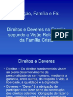 Direitos e Deveres Na Família - 2013