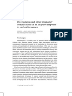 Preeclampsia and Other Pregnancy Complications as an Adaptive Response to Unfamiliar Semen