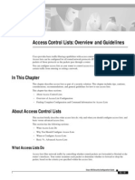 Access Control Lists: Overview and Guidelines: in This Chapter