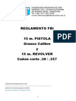 Pistola y Revolver FBI 2013