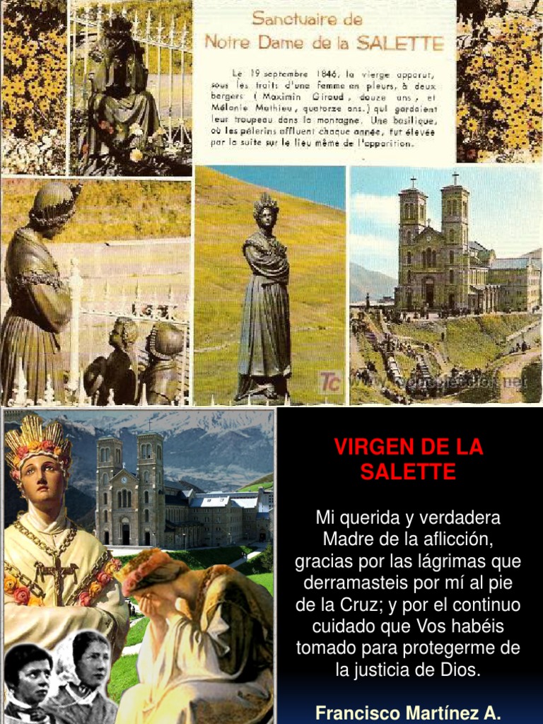 Virgen de La Salette PDF María, madre de Jesús antecristo