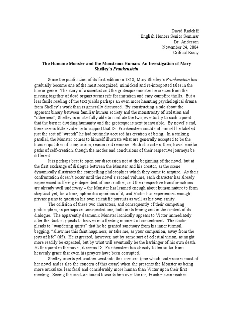 Irony in frankenstein quotes picture