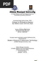 Download Master Thesis on Master of Science in Information Technology MSCIT on Online Banking - Rajendra Man Banepali by Rajendra Man Banepali SN19515153 doc pdf