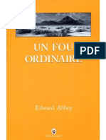 Edward Abbey - Un Fou Ordinaire (Beyond The Wall) PDF