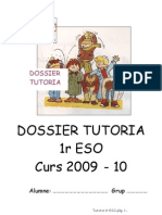 Dossier Tutoria 1r ESO 2000-10