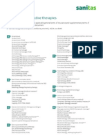 Lista de Terapias Naturales Reconocidas Enero 2014