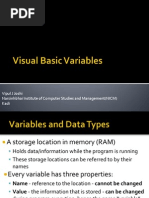 Unit 2 VB Variables