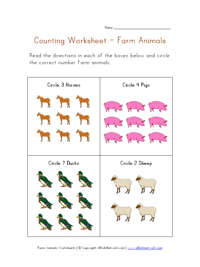 Counting Counting Counting Counting Worksheet Worksheet Worksheet ...