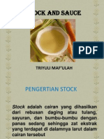 Menyiapkan Stock Dan Sauce