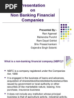 Presentation On Non Banking Financial Companies