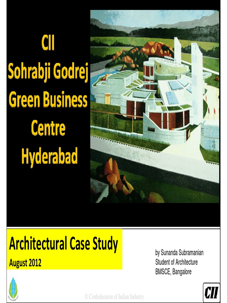 Cii-sohrabji godrej green business centre plan picture