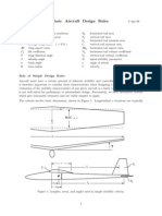 Basic Aircraft Design Rules