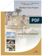 phulbari coal mine executive summery by asia energy