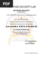 NetworkSecurity LABManual