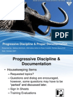 Progressive Discipline&Documentation