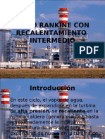 Ciclo Rankine Con Recalentamiento Intermedio