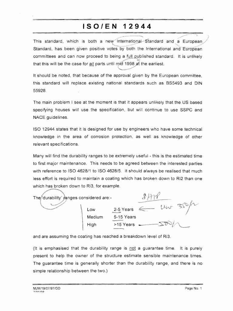 En 12944 | PDF | Galvanization | Corrosion