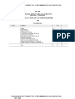 2007-2008 Jawaharlal Nehru Technological University Kukatpally, Hyderabad B.Tech Electrical and Electronics Engineering I Year Course Structure