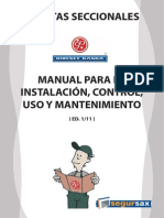 ManualPuertaSeccionales Ed1 2011 Baja