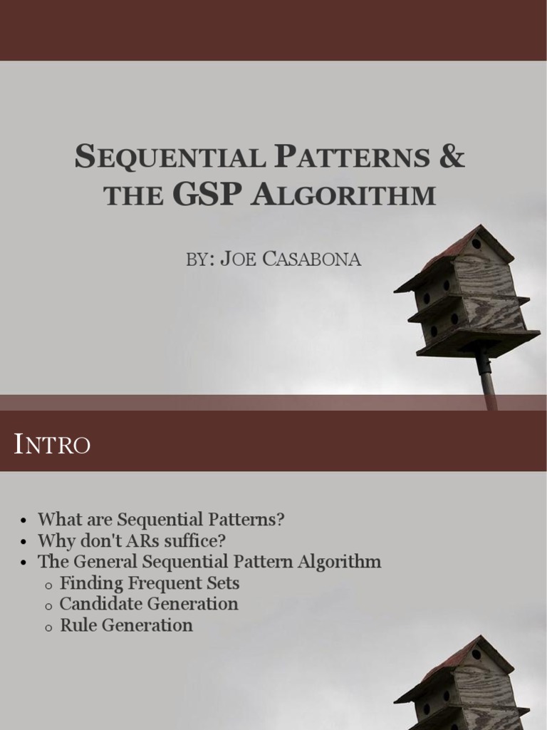 GSP Algorithm for Sequential Patterns | PDF
