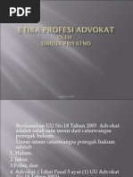 Download Etika Profesi Advokat by lemoncake SN19525070 doc pdf