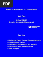 Power work and energy sport biomechanics