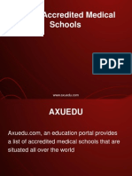 List of Accredited Medical Schools