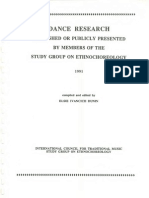 1991 Dance Research