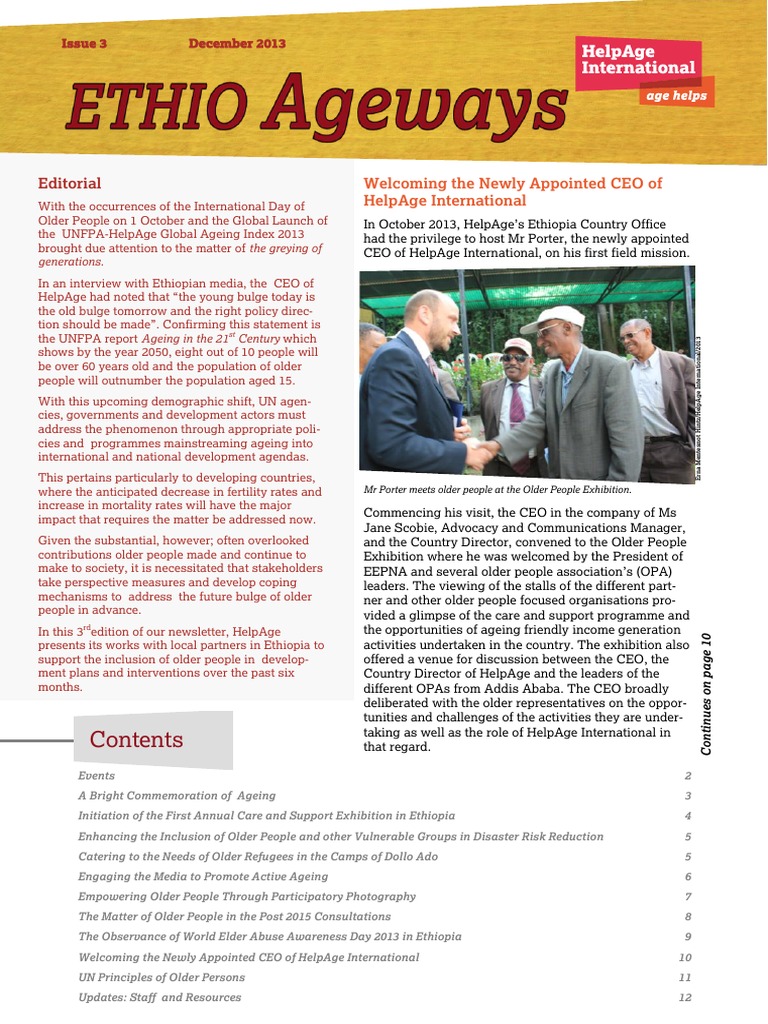 Ethio Ageways 3 PDF Ethiopia Millennium Development Goals