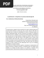 Planificacion en Argentina 1