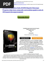 Download CorelDRAW Graphics Suite X6 2012 Espaol Descargar Programa by Cristian Cruz SN195265715 doc pdf