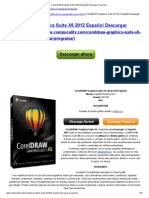 CorelDRAW Graphics Suite X6 2012 Español Descargar Programa