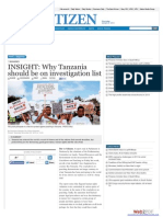 Tanzania: Appalling Human Rights Abuses Under President Kikwete's Watch.