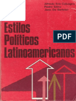 Estilos politicos latinoamericanos. Calcagno, Sáinz, De Barbieri