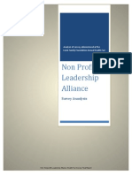 6 G - Nonprofit Leadership Alliance Health Fair Survey Final Report