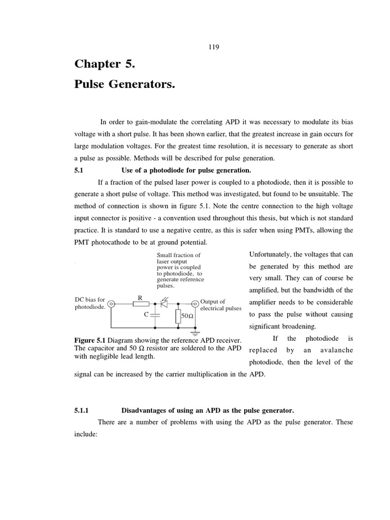 SRD Pulse Generator PDF Diode PN Junction