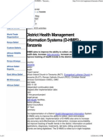 District Health Management Information Systems (D-HMIS) - Tanzania - IICD