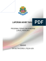 Laporan Linus Akhir Tahun 2013