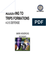 4-2-5 Adjusting To Trips Formations