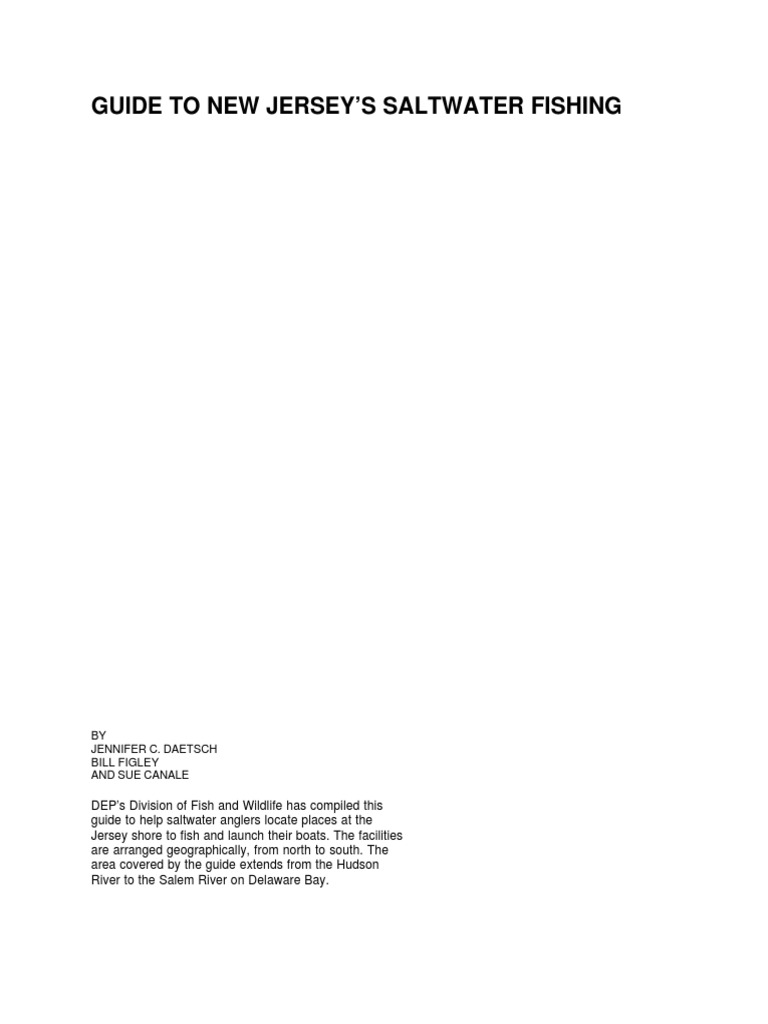 Nj Saltwater Fishing Regulations 2024 Pdf Chloe Larina