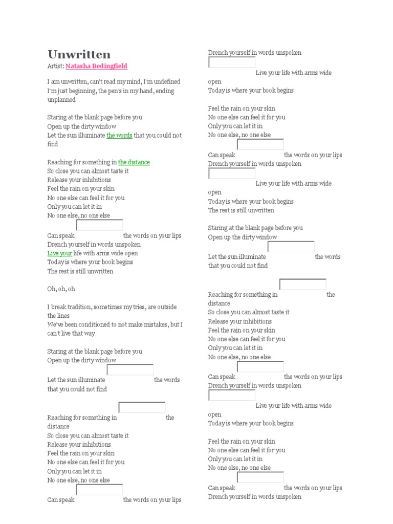 unwritten-lyrics-by-natasha-bedingfield-pdf-songs-written-leisure